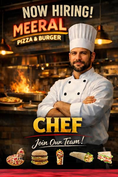 Professional Fast Food Chef Required