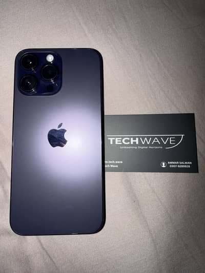 iPhone 14 Pro Max 256gb Purple PTA approved Physical + E Sim