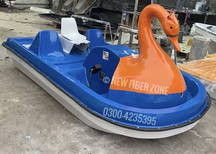 Fiberglass duck design paddle boat