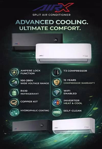 Air x brand new dc inverter ac t3 model