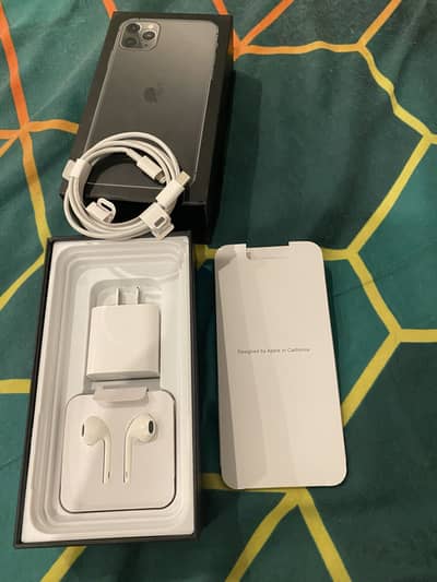 iPhone 11 pro max Green color pta approved 256gb