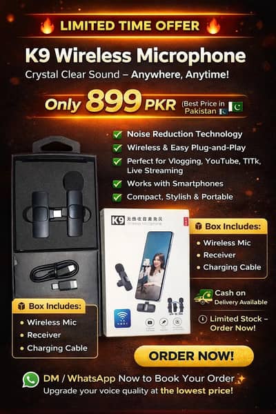 K9 wireless microphone