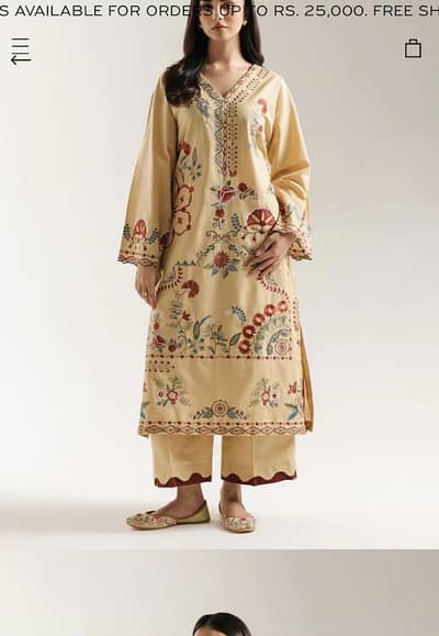 Ethnic brand New ready to wear 2pc article