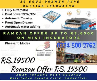 Big discount offer on Intelligent incubators
