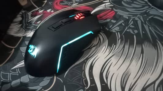 Redragon m693 trident pro rgb gaming mouse 1k polling rate 8k dpi