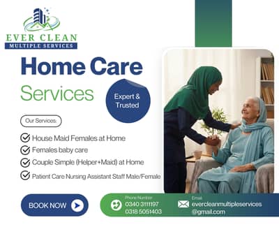 Home Care | House Maid Females staff | Females baby care