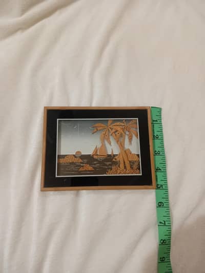 wood carved art piece