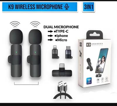 k9 microphone  3in1