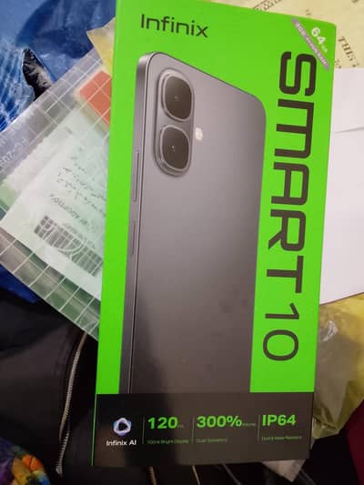 infinix Smart 10 4/64 5000mah battery  Full Box