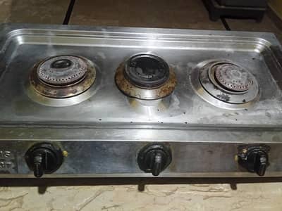 3 burner stove