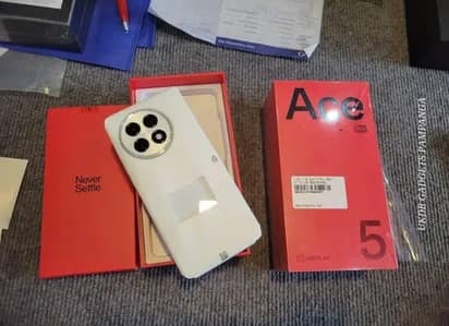 oneplus 13r ace5 complete box  charger origial 10by10 water pack