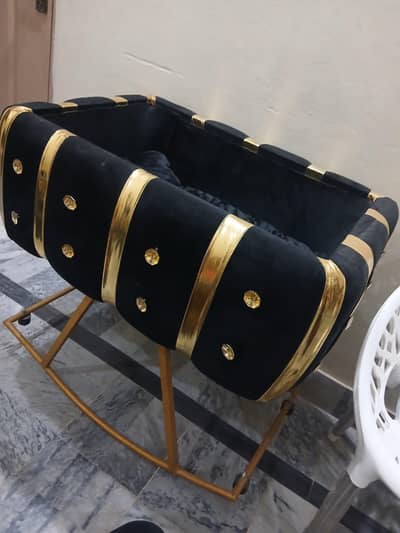 Black and Golden New Born Swing