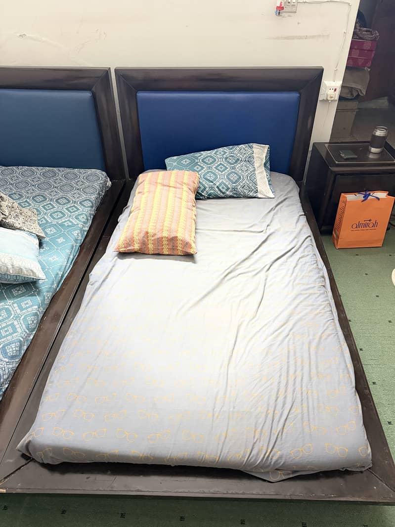 Single Bed With side Table 5