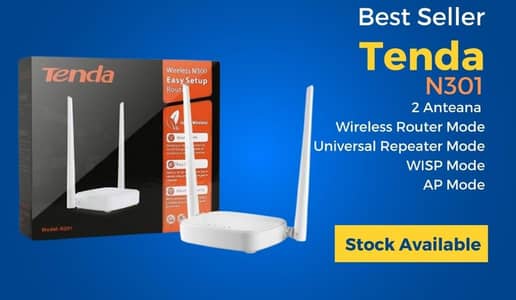 Tenda N300 series router double antina