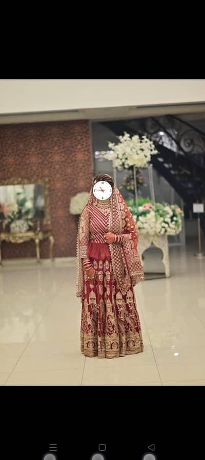 Barat dress with jewellery