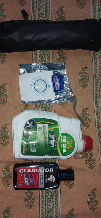 EBD Coolent Head light restorer and sun shade for Toyota Passo