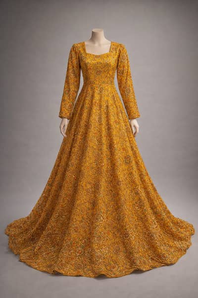 Stitch&Shine Premium Sun-Kissed Flare Maxi