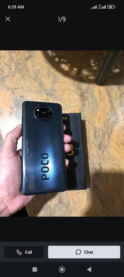 Poco x 3 NFC With box And Charger