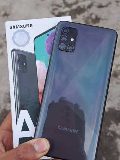 Samsung Galaxy A51 with box 6/128 only call 