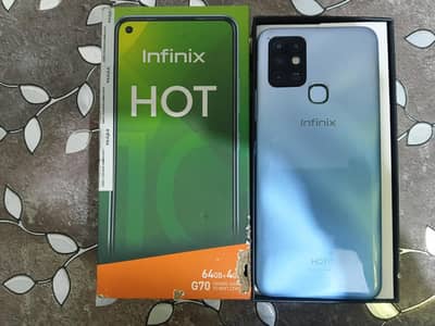 infinix hot 10 with box