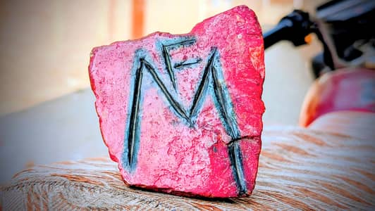 Hath Se Likha hua Pathar | Hand Written Stone | Home Decoram Piece