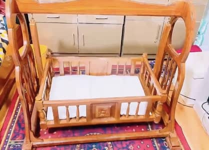 Baby Wooden Cart very neat and clean condition
