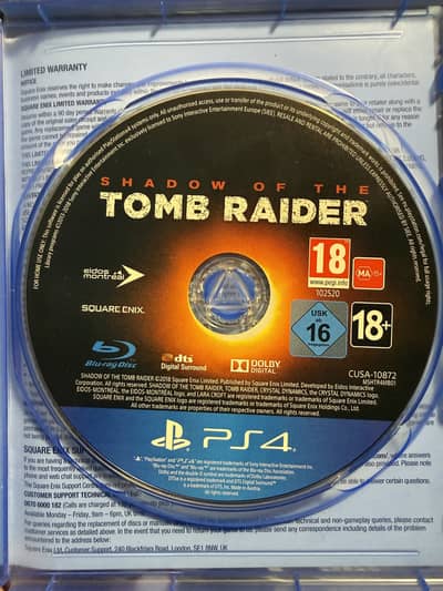 Shadow of the Tomb Raider PS4