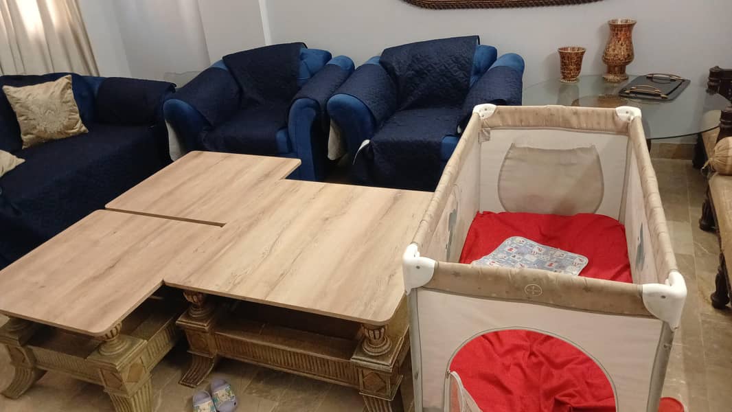 side tables set and cot 0