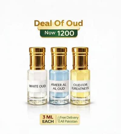 three types of oud attar