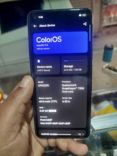 oppo Reno 6 dual Sim Approved 03116479141 whatsap