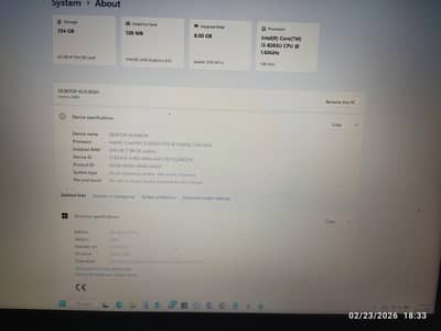 Dell vostro core i5 8th Gen