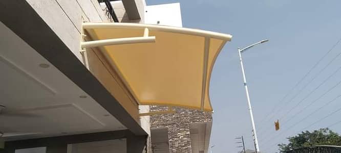 wall mount shades\tensile shades\car parking sheds\tensile conopy