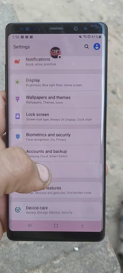 Samsung note 8 add pora dekh lein phele