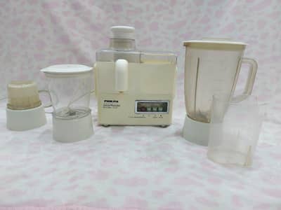 Nikai 4-in-1 food factory | Juicer Blender Grinder Mincer - Imported