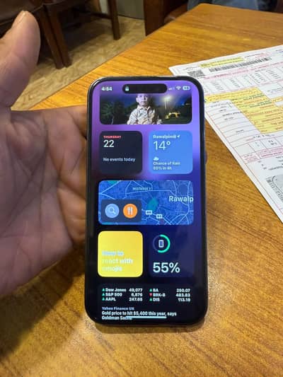 iPhone 14 Pro Deep Purple PTA Approved |Box & Cable | 10/10 Condition