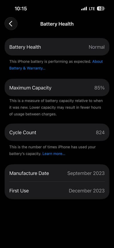 Iphone 15 LLA MODEL ESIMS NON PTA