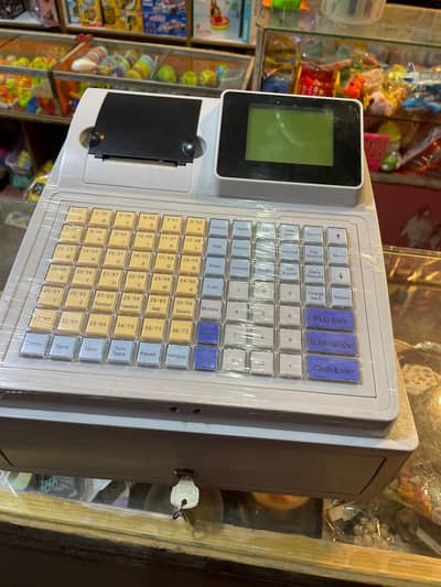 CR-200 Electronic Cash Register Machine with printer-POS Billing