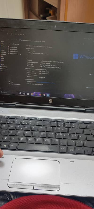 HP ProBook i3 6th generation