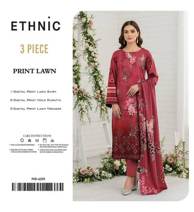 Ethnic 3 Piece Lawn
