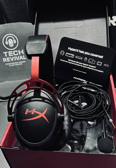 HyperX Cloud Alpha Professional Gaming Headphones Dual Chamber drivers