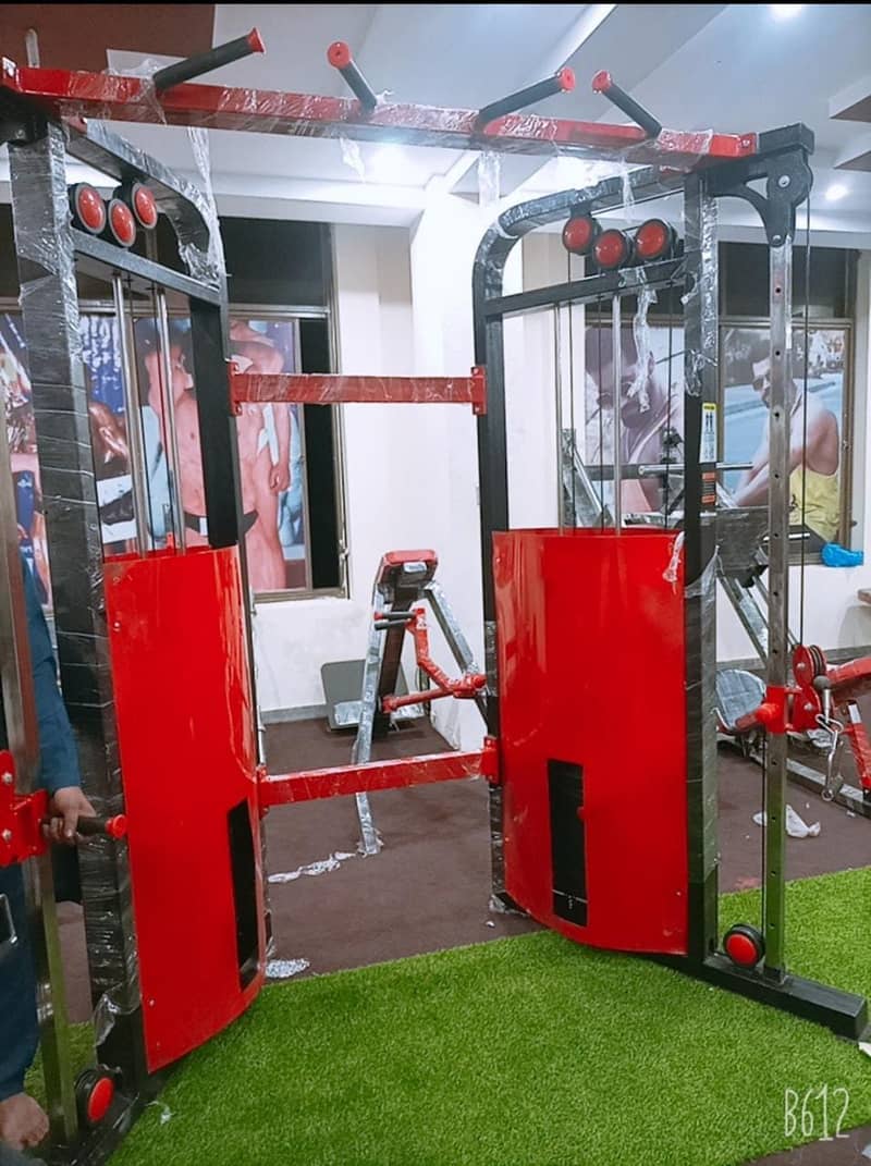 Squat Rack || Training Bench || Hack Squat machine || Jump Rope 0