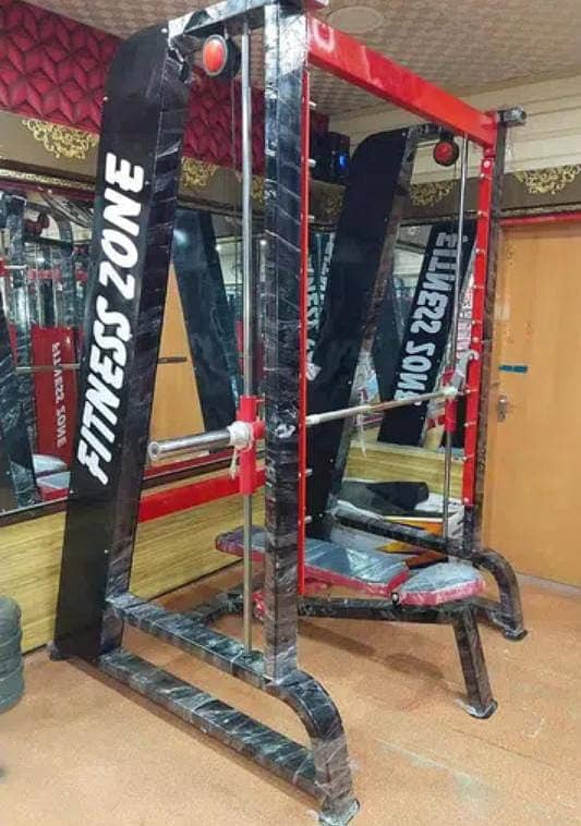 Squat Rack || Training Bench || Hack Squat machine || Jump Rope 1