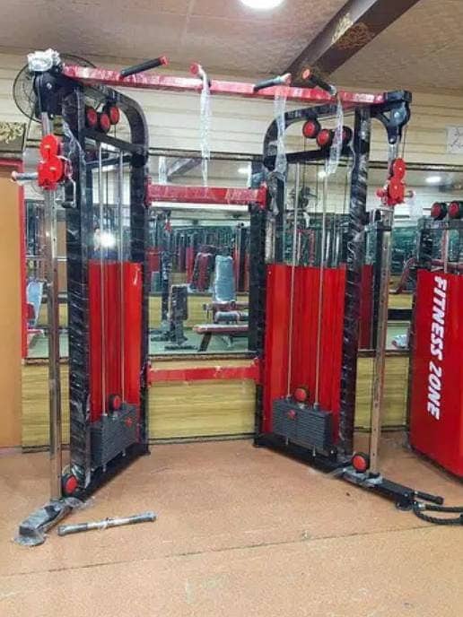 Squat Rack || Training Bench || Hack Squat machine || Jump Rope 2