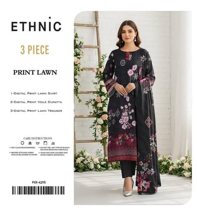 Ladies Ethnic Printed Lawn Suit – New Collection