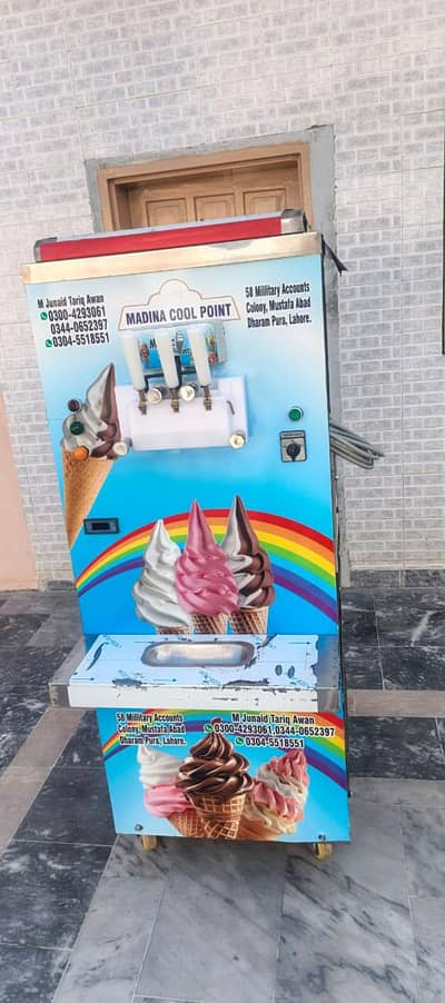 double flavour ice cream machine