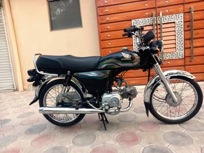 Honda Cd 70 022 end 2023 shape model  totally new bike 18500
