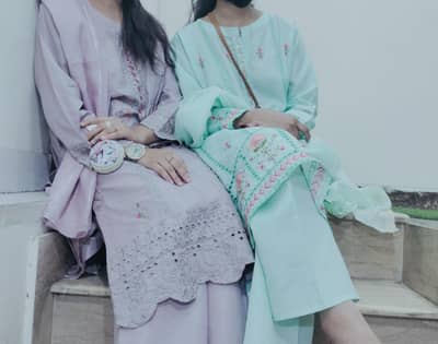 3 PCs suit cotton lawn