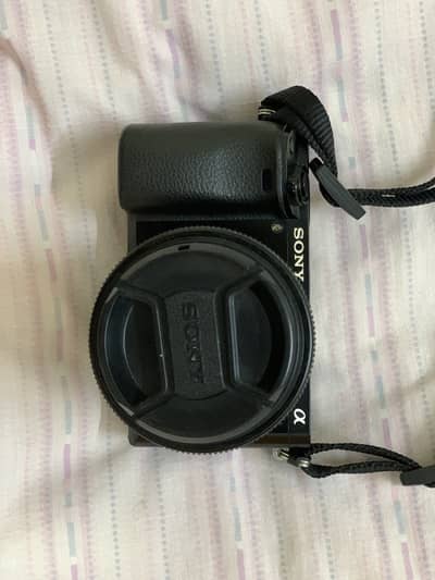 Sony a6000 mirrorless camera with sigma 56mm lense