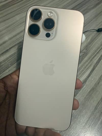 iPhone 16 Pro Max 100 health 80 cycles, 512GB Official PTA, Dessert