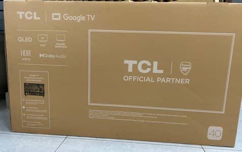 TCL 40” S5K QLED Google TV – Brand New Sealed – Full HD
